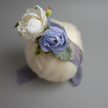 Load image into Gallery viewer, Newborn Large Floral Headpiece - Peony