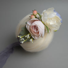 Load image into Gallery viewer, Newborn Large Floral Headpiece - Peony
