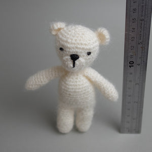 Newborn Crochet Toy - The Snow Bear