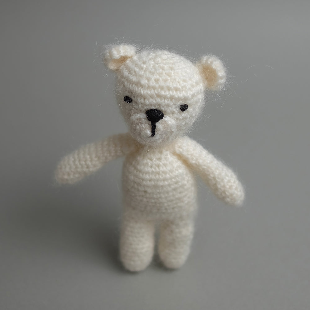 Newborn Crochet Toy - The Snow Bear